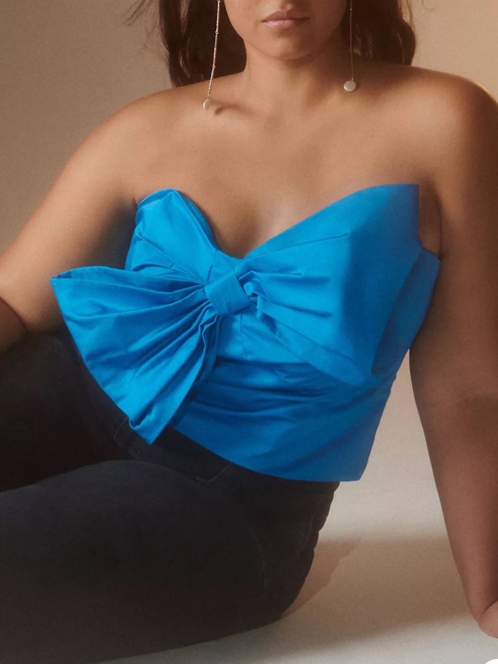 NWT Anthropologie Hutch Bow Tie Tube Top - XL